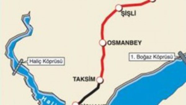 Yenikapı - Şişhane Metro Line Stations